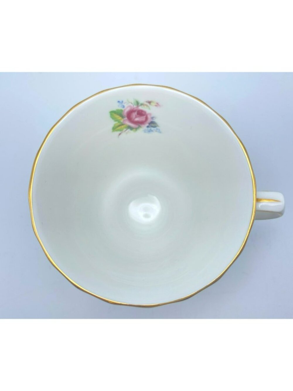 Vintage Duchess London Collection Floral Swag Basket Bone China Tea Cup & Saucer - Picture 6 of 9